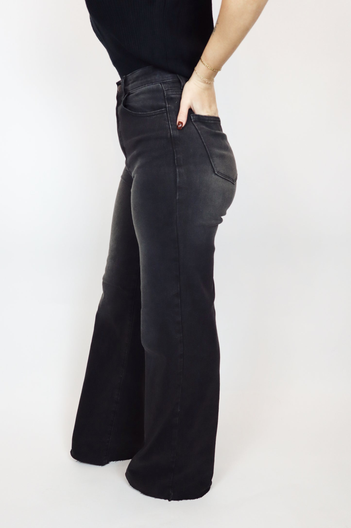 vintage black mom jeans