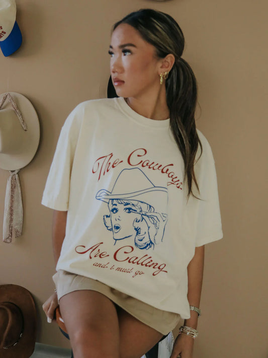 cowboys are calling graphic tee