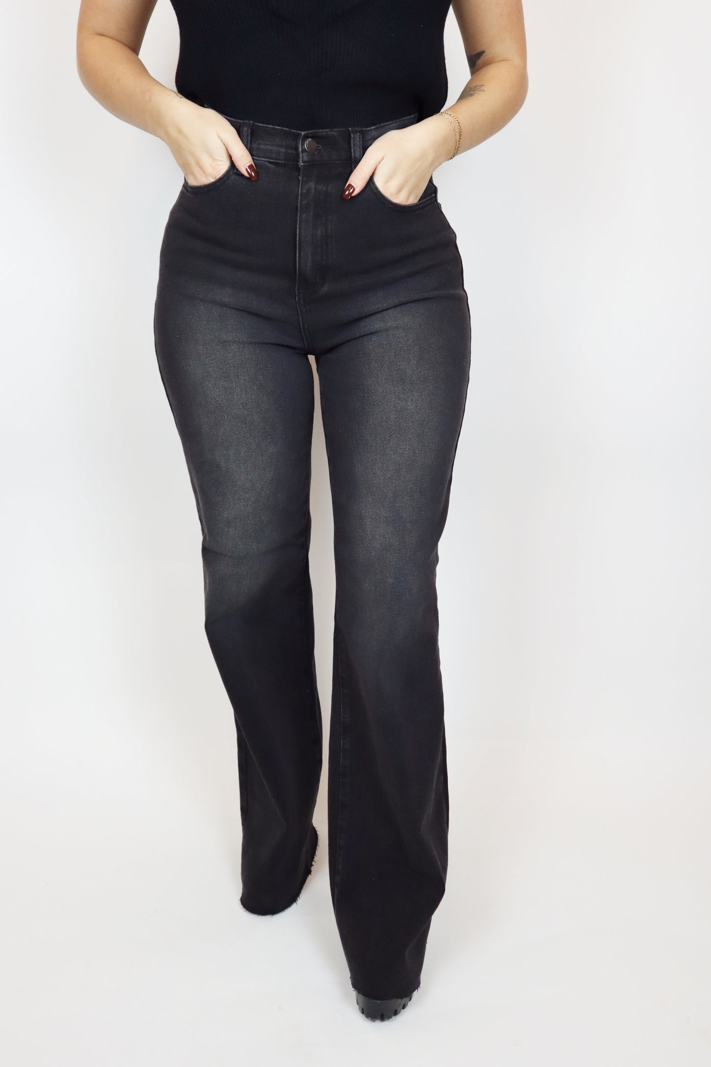 vintage black mom jeans